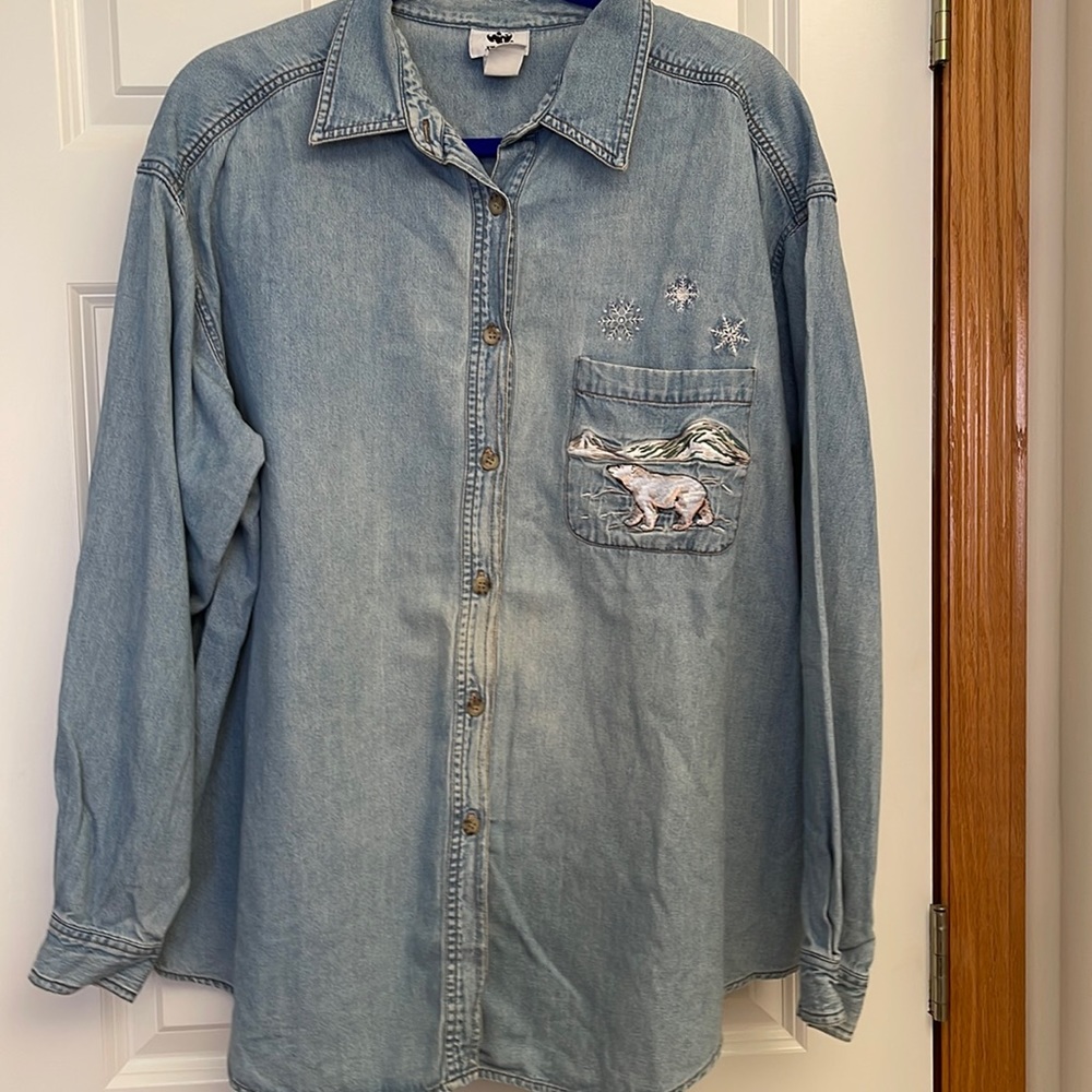 World Wildlife Foundation jean shirt
